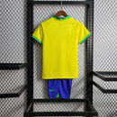 Conjunto Infantil Brasil 2022/23 - Principal Torcedor PRO