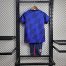 Conjunto Infantil Seleção Croácia 2024/25 - Alternativo
