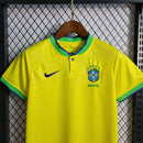 Conjunto Infantil Brasil 2022/23 - Principal Torcedor PRO