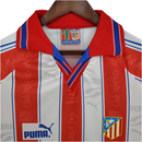 Camisola Atlético de Madrid Retrô 1996/1997 Branca e Vermelha