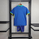 Conjunto Infantil Seleção Brasil 2024/25 - Alternativo