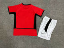Conjunto Infantil Retrô Manchester United 2002-03 Principal