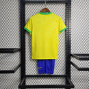 Conjunto Infantil Brasil 2023/24 - Principal "Mãe Natureza"