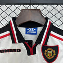 Conjunto Infantil Retrô Manchester United 1997-98 Alternativo
