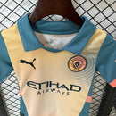 Conjunto Infantil Manchester City 2024/25 - Fourth
