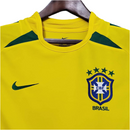 Camisola Seleção Brasileira Retrô 2002 Amarela