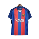 Camisola Barcelona Retrô 2016/2017 Azul e Vermelha