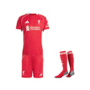 Kit de Criança - Liverpool Principal 2025/26 Com Meias