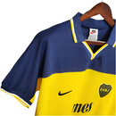 Camisola Boca Juniors Retrô 1999 Azul e Amarela
