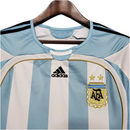 Camisola Seleção Argentina Retrô 2006 Azul e Branca