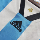 Camisola Seleção Argentina Retrô 1998 Azul e Branca