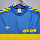 Camisola Boca Juniors Retrô 1981 Azul e Amarela