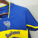 Camisola Boca Juniors Retrô 2001 Azul e Amarela