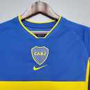Camisola Boca Juniors Retrô 2002 Azul e Amarela