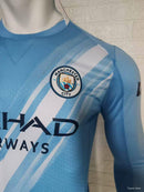 Camisola Manga Comprida Manchester City 2025-26 Principal Versão Jogador