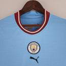 Camisola Feminina Manchester City 2022/23 Principal