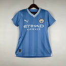 Camisola Feminina Manchester City 2023/24 Principal