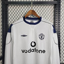 Camisola Retrô Manga Comprida Manchester United 2000-01 Alternativo