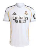 Camisola Real Madrid 2025/26 - Mbappé 10 com Patchs/ badge Champions League