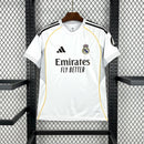 Camisola Real Madrid 2025/26 - Mbappé 10 com Patchs/ badge Champions League