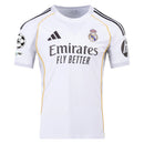 Camisola Real Madrid 2025/26 - Mbappé 10 com Patchs/ badge Champions League