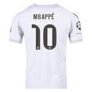 Camisola Real Madrid 2025/26 - Mbappé 10 com Patchs/ badge Champions League