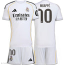 Conjunto Criança Real Madrid Principal 2025/26 - Mbappé 10