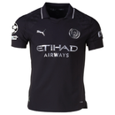 Camisola Manchester City Alternativa 2025/26 Haaland 9 patchs champions League